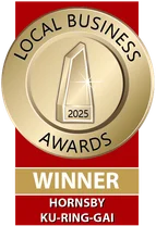 Local Business Awards 2025 Winner — Hornsby Ku-ring-gai